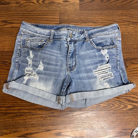 American Eagle Outfitters Pants - American Eagle distressed midi shorts size 14